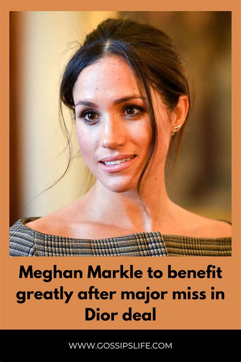 dior deal with meghan markle|dior and meghan markle.